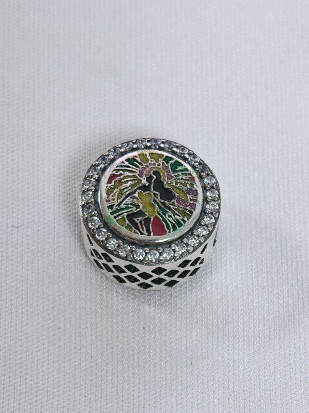 Pandora 2026 World Cup Grenada Carnival Charm Pendant, S925 Silver Jewelry